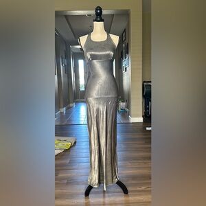Rampage | Dresses | Vintage 9s Silver Grey Shiny Fitted Formal Dress High Almost Boat Neckline | Poshmark Rampage | Dresses | Vintage 9s Silver Grey Shiny Fitted Formal Dress High Almost Boat Neckline | Poshmark